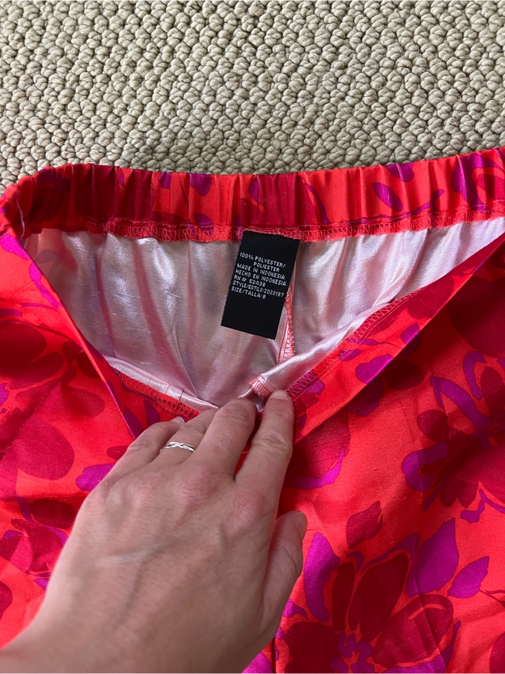 Vintage Floral Trousers - Picture 4 of 6